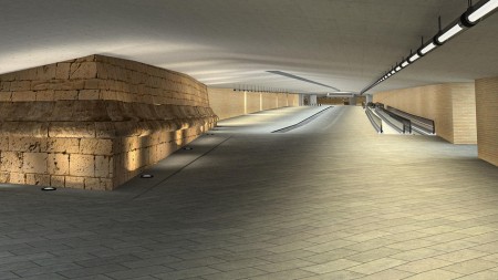 Stazione Municipio:Tunnel di collegamento